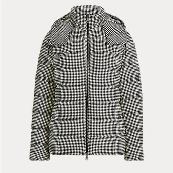 Polo Ralph Lauren Houndstooth Down Jacket - Picture 3 of 10